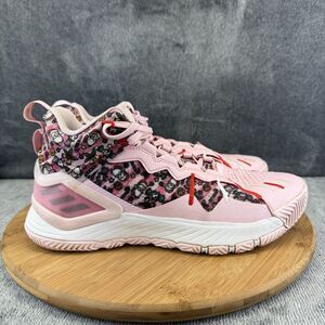 Adidas Derrick Rose Christmas Shoe Men Size 8 Pink Son of Chi Basketball Sneaker